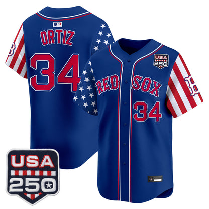 Boston Red Sox "America 250 Edition" Vapor Premier Limited Jersey - All Stitched