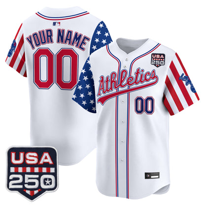 Athletics "America 250 Edition" Vapor Premier Limited Custom Jersey - All Stitched