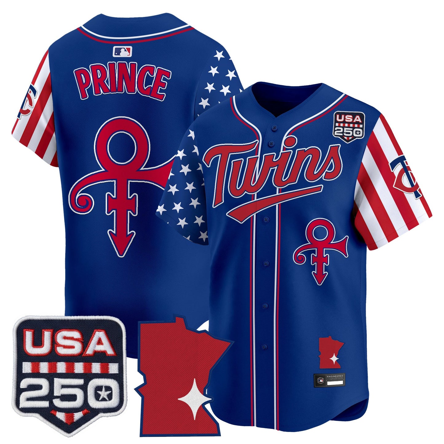 Minnesota Twins "America 250 Edition" Vapor Premier Limited Jersey - All Stitched