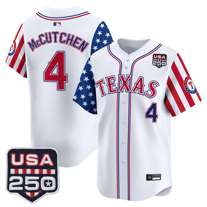 Texas Rangers "America 250 Edition" Vapor Premier Limited Jersey - All Stitched
