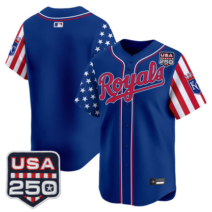Men's Kansas City Royals "America 250 Edition" Vapor Premier Limited Jersey - All Stitched