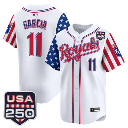 Men's Kansas City Royals "America 250 Edition" Vapor Premier Limited Jersey - All Stitched