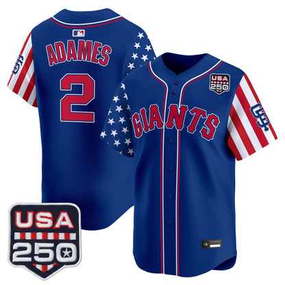San Francisco Giants "America 250 Edition" Vapor Premier Limited Jersey - All Stitched