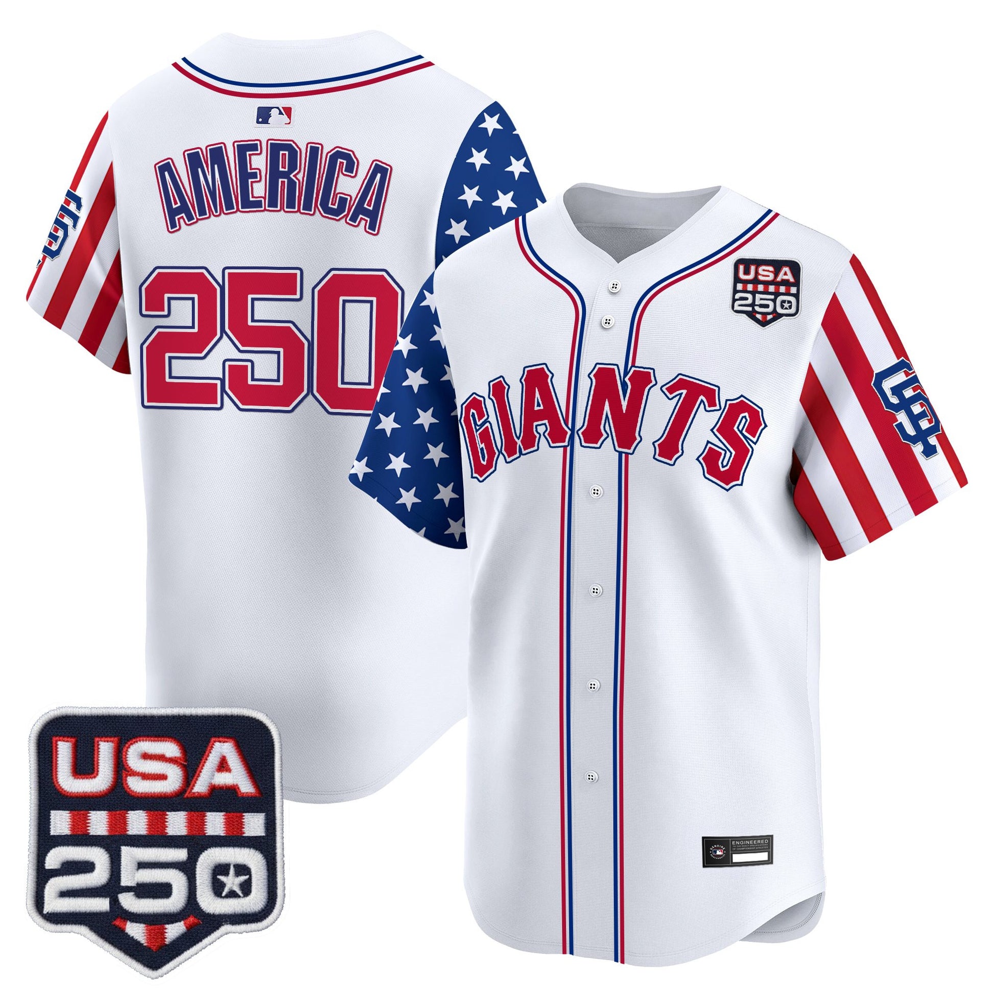 San Francisco Giants "America 250 Edition" Vapor Premier Limited Jersey - All Stitched
