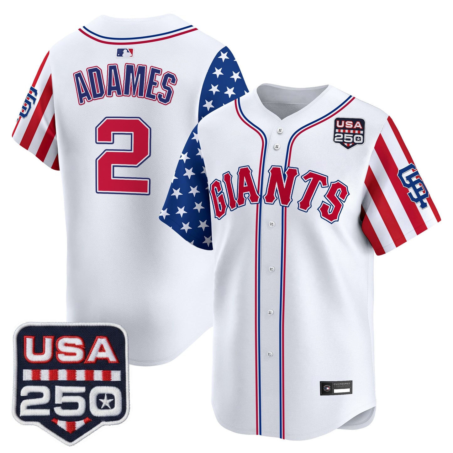 San Francisco Giants "America 250 Edition" Vapor Premier Limited Jersey - All Stitched