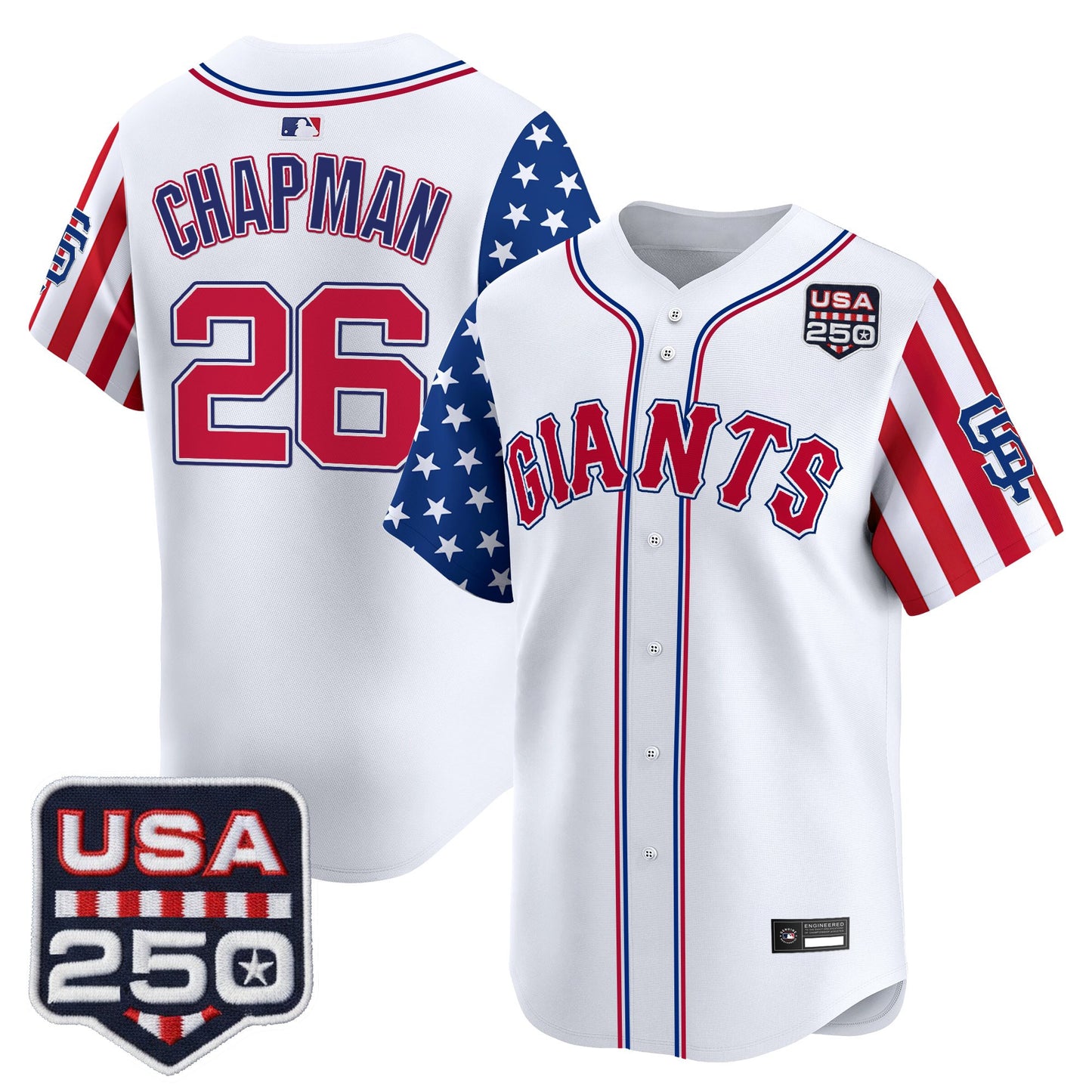 San Francisco Giants "America 250 Edition" Vapor Premier Limited Jersey - All Stitched