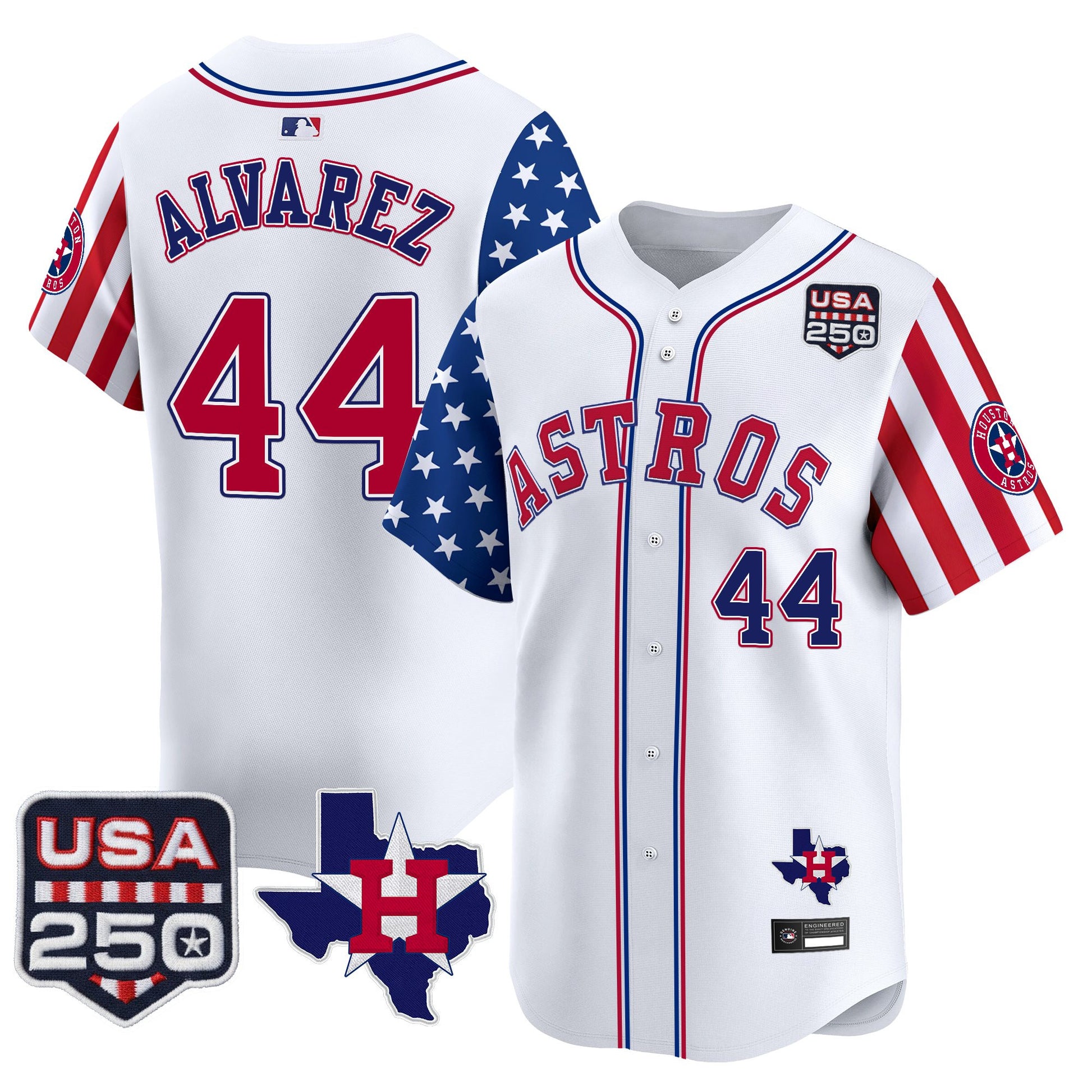 Houston Astros "America 250 Edition" Vapor Premier Limited Jersey - All Stitched