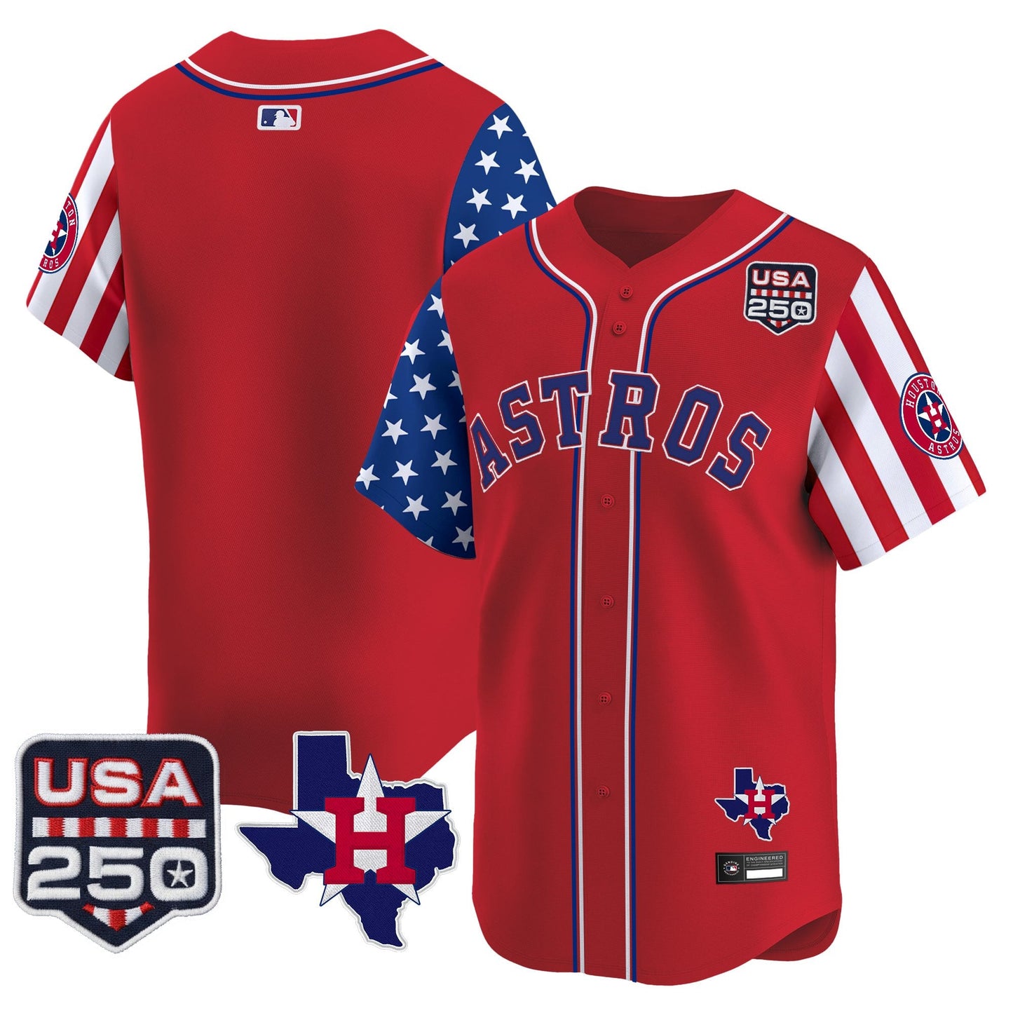 Houston Astros "America 250 Edition" Vapor Premier Limited Jersey - All Stitched