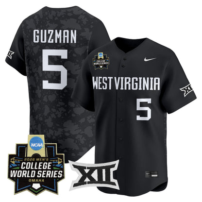 Men's West Virginia Mountaineers 2026 World Series Patch Vapor Premier Limited Jersey - All Stitched
