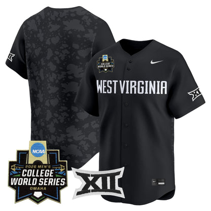 Men's West Virginia Mountaineers 2026 World Series Patch Vapor Premier Limited Jersey - All Stitched