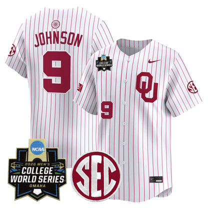 Men's Oklahoma Sooners 2026 World Series Vapor Premier Limited Jersey - All Stitched
