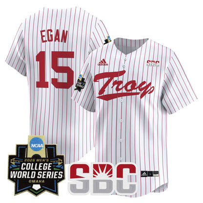 Men's Troy Trojans 2026 World Series Vapor Premier Limited Jersey - All Stitched