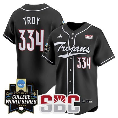 Men's Troy Trojans 2026 World Series Vapor Premier Limited Jersey - All Stitched