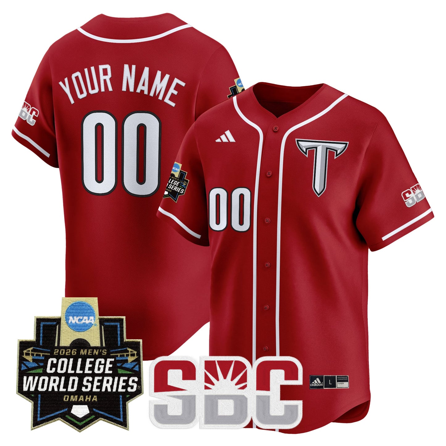 Troy Trojans 2026 World Series Vapor Premier Limited Custom Jersey - All Stitched
