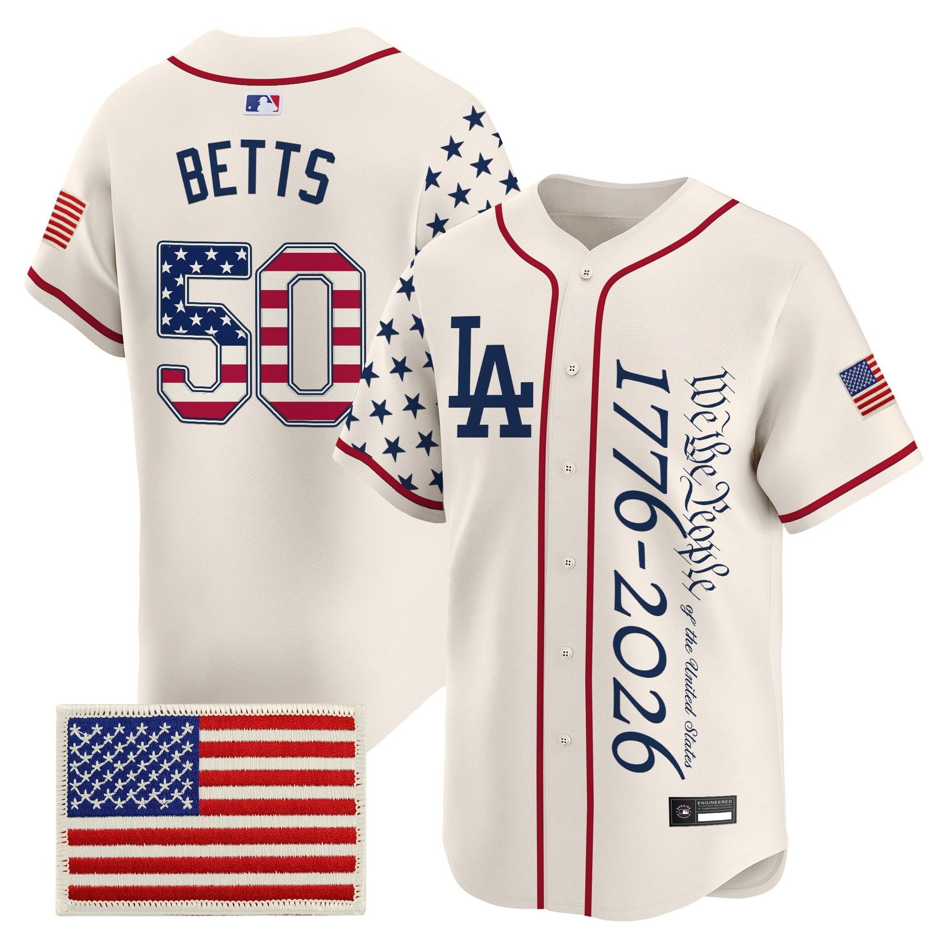 Los Angeles Dodgers "America 250 Edition" Vapor Premier Limited Jersey V2 - Stitched