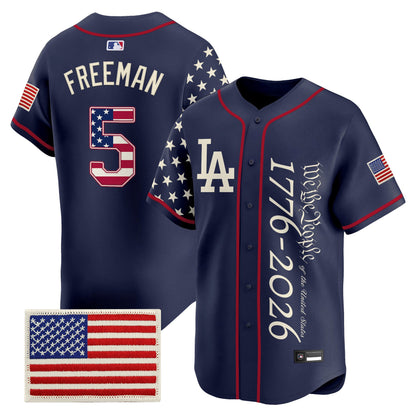 Los Angeles Dodgers "America 250 Edition" Vapor Premier Limited Jersey V2 - Stitched