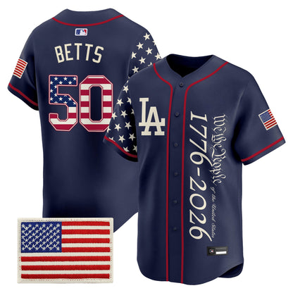 Los Angeles Dodgers "America 250 Edition" Vapor Premier Limited Jersey V2 - Stitched