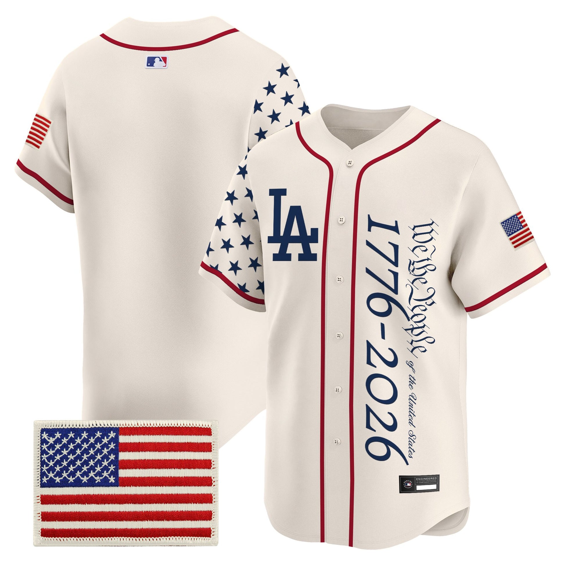 Los Angeles Dodgers "America 250 Edition" Vapor Premier Limited Jersey V2 - Stitched