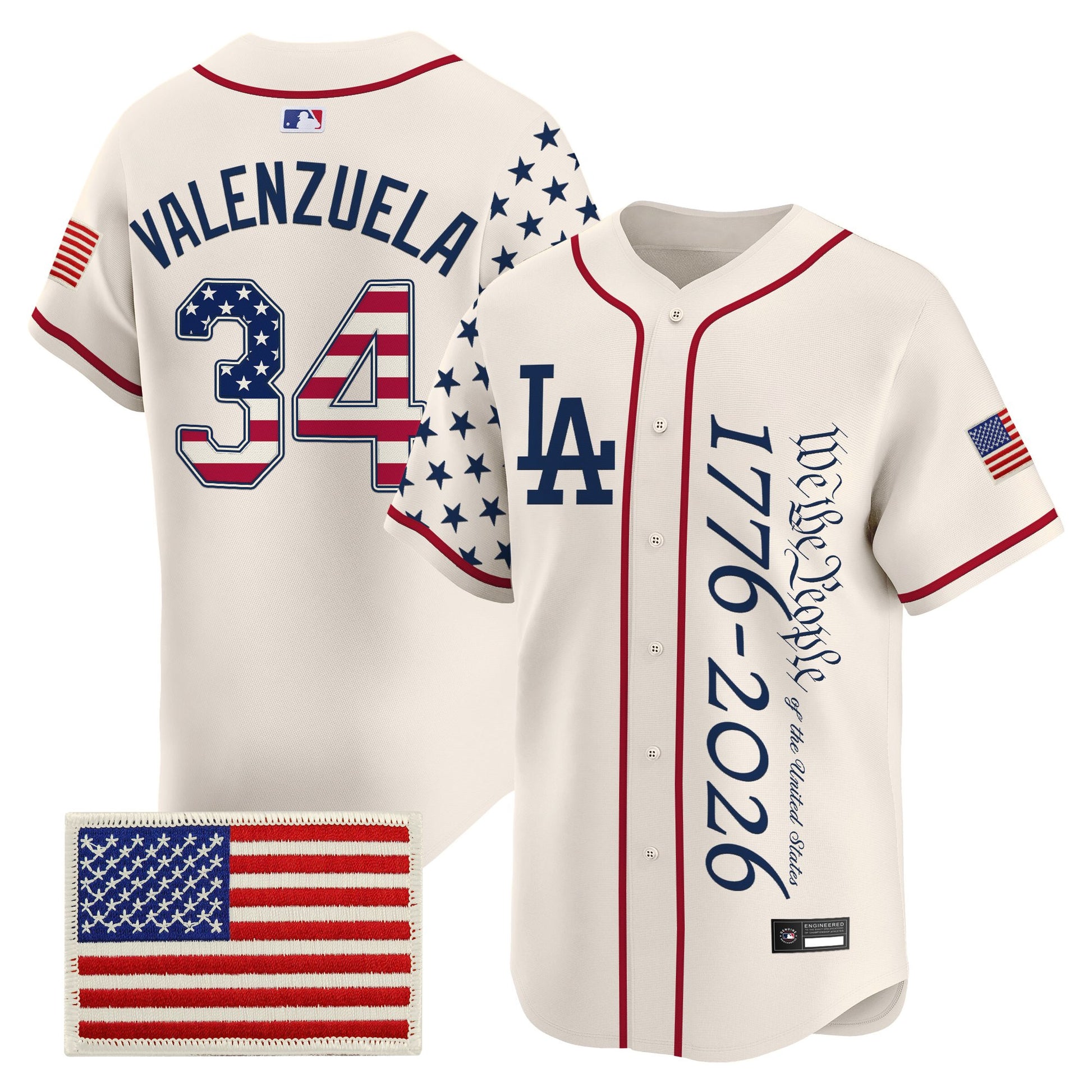 Los Angeles Dodgers "America 250 Edition" Vapor Premier Limited Jersey V2 - Stitched