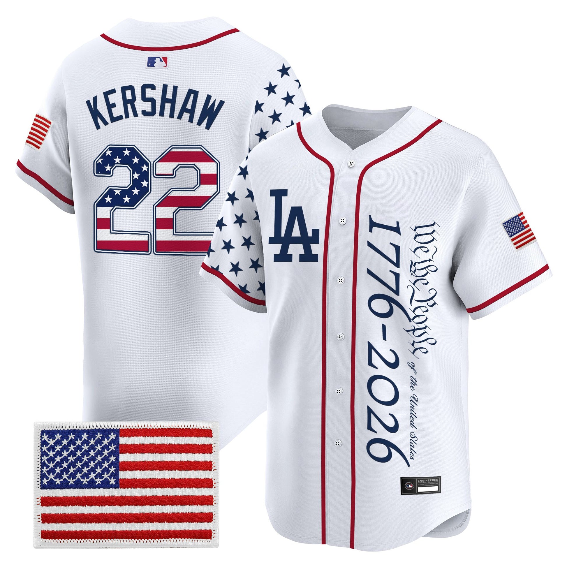 Los Angeles Dodgers "America 250 Edition" Vapor Premier Limited Jersey V2 - Stitched