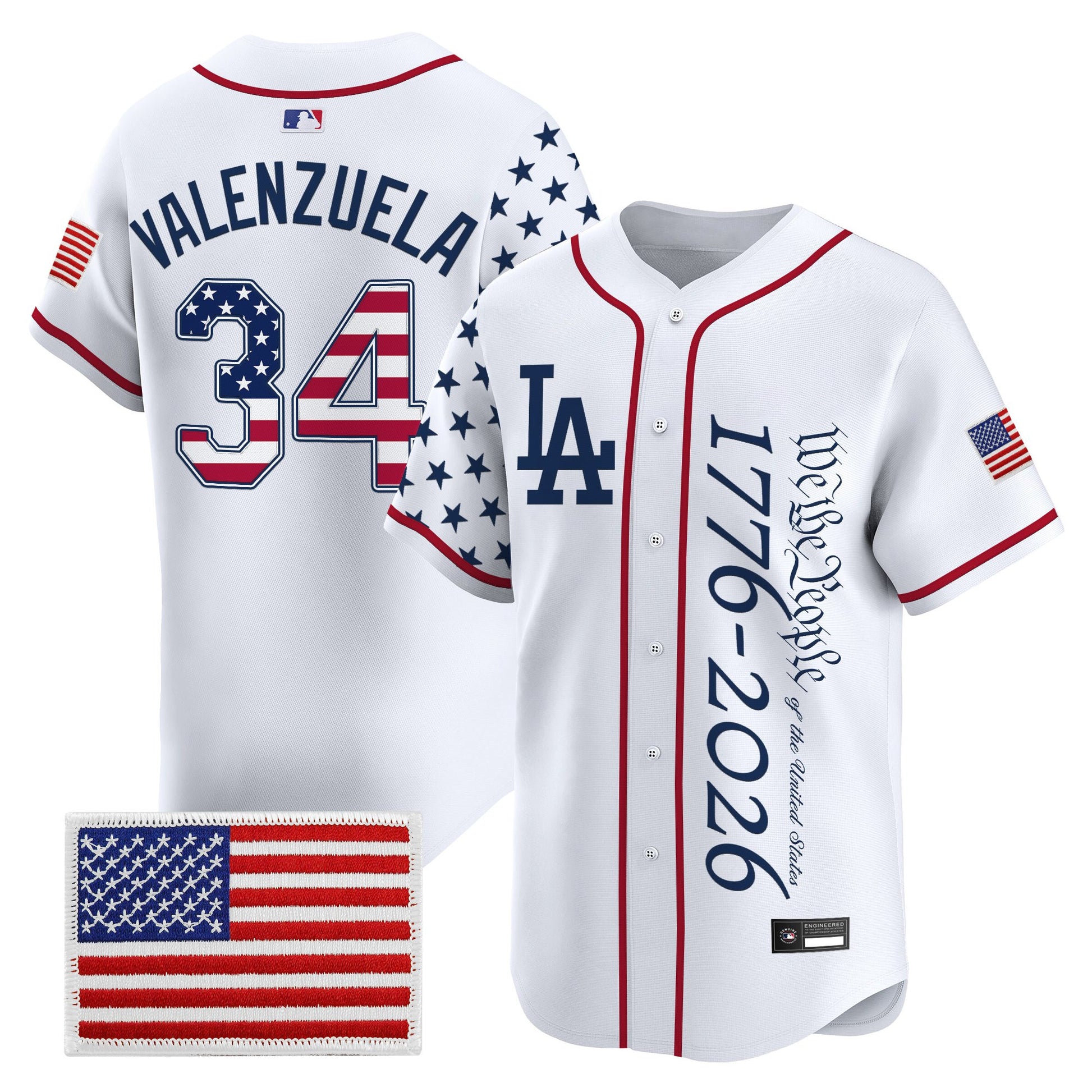 Los Angeles Dodgers "America 250 Edition" Vapor Premier Limited Jersey V2 - Stitched