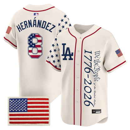 Los Angeles Dodgers "America 250 Edition" Vapor Premier Limited Jersey V2 - Stitched
