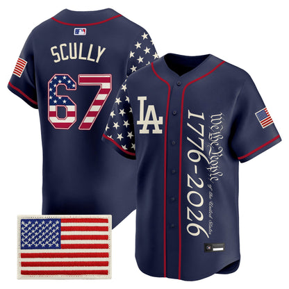 Los Angeles Dodgers "America 250 Edition" Vapor Premier Limited Jersey V2 - Stitched