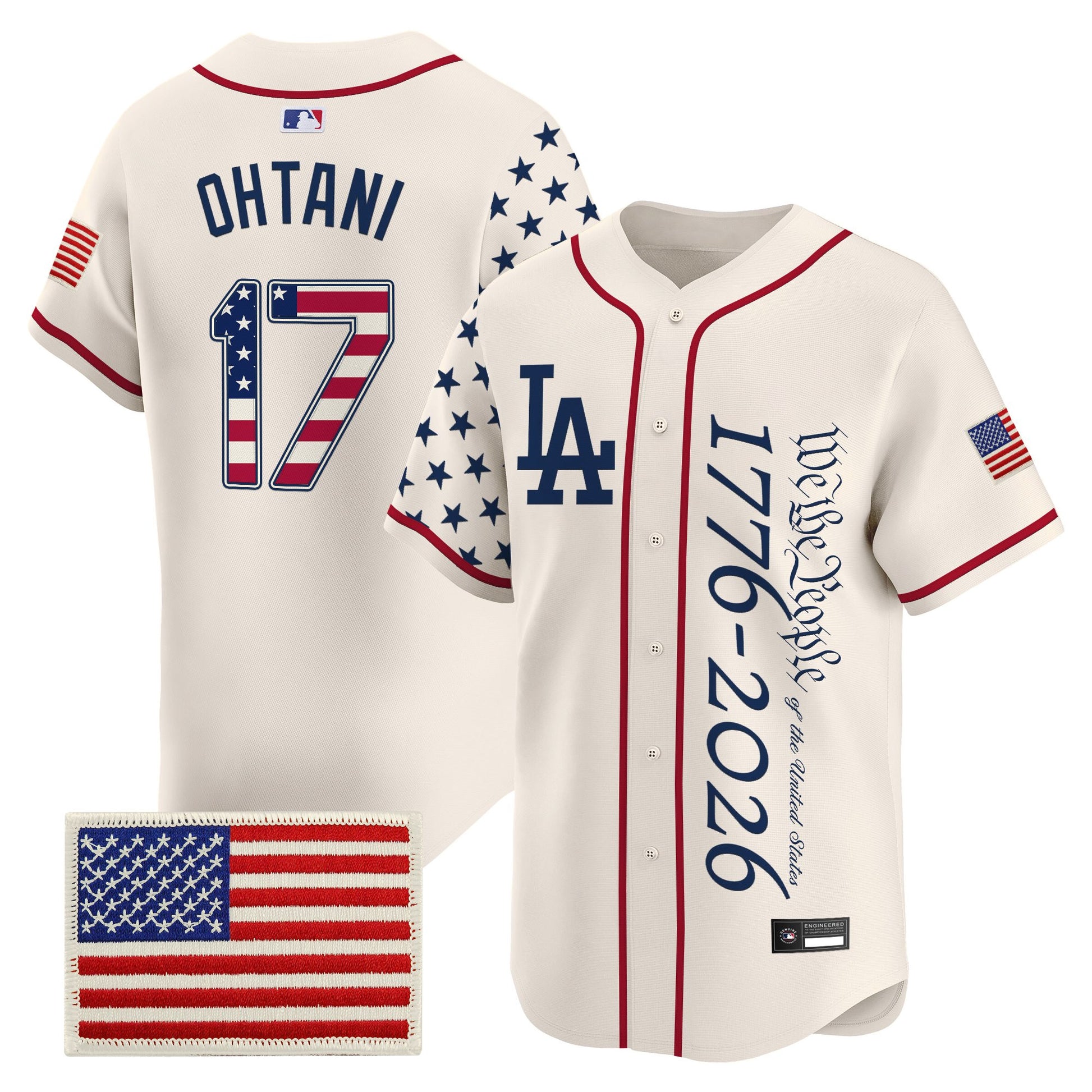 Los Angeles Dodgers "America 250 Edition" Vapor Premier Limited Jersey V2 - Stitched