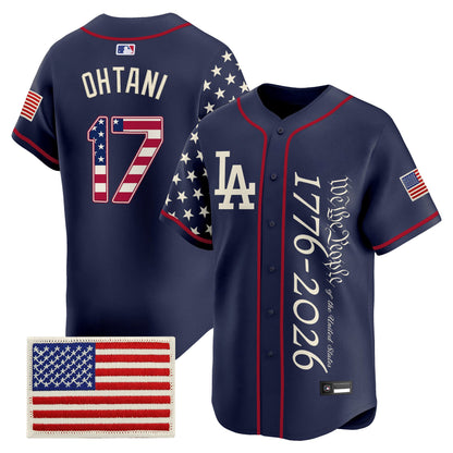 Los Angeles Dodgers "America 250 Edition" Vapor Premier Limited Jersey V2 - Stitched