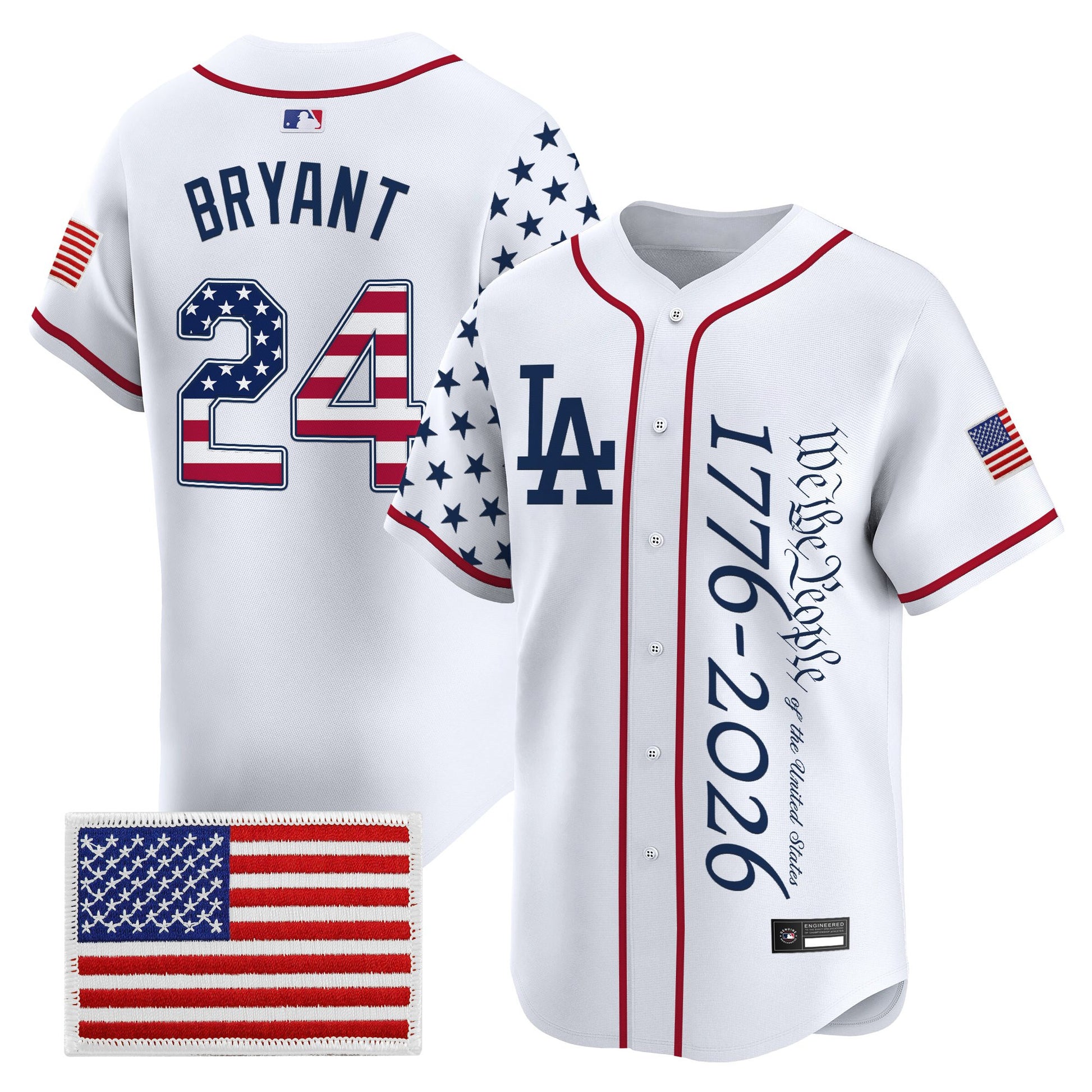 Los Angeles Dodgers "America 250 Edition" Vapor Premier Limited Jersey V2 - Stitched
