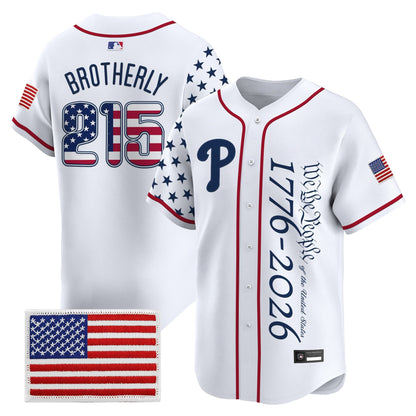 Philadelphia Phillies "America 250 Edition" Vapor Premier Limited Jersey V2 - Stitched