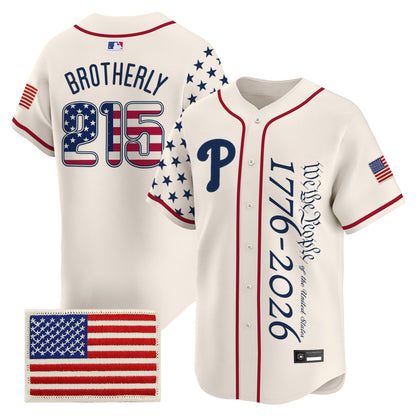 Philadelphia Phillies "America 250 Edition" Vapor Premier Limited Jersey V2 - Stitched