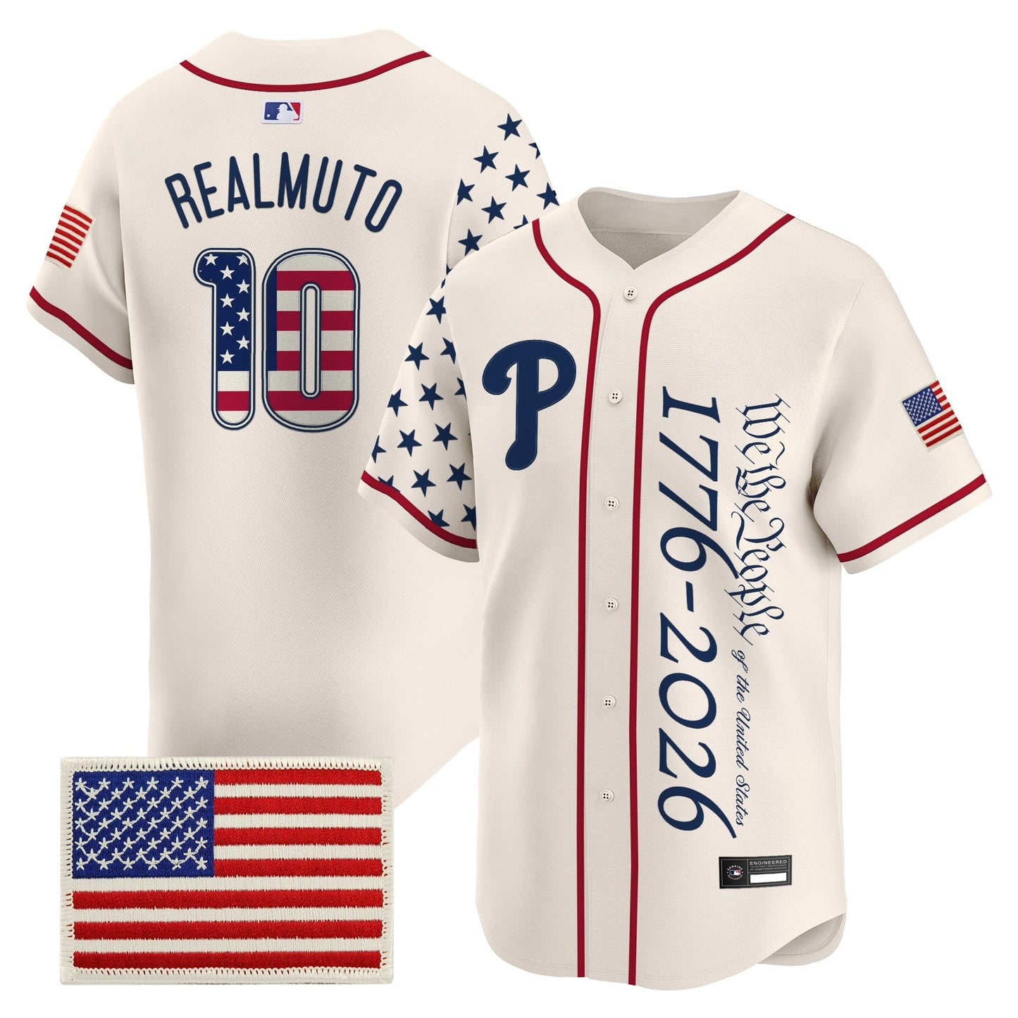 Philadelphia Phillies "America 250 Edition" Vapor Premier Limited Jersey V2 - Stitched