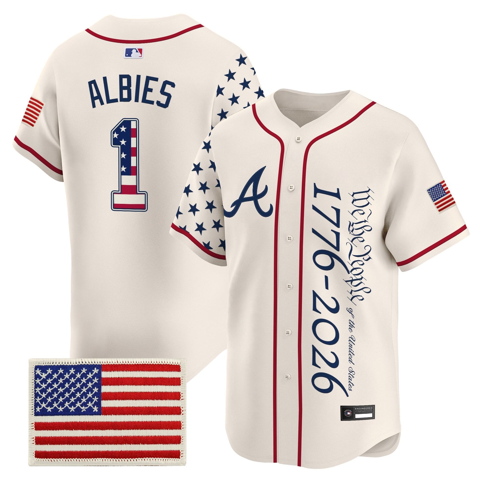 Atlanta Braves "America 250 Edition" Vapor Premier Limited Jersey V2 - Stitched