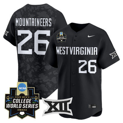 Men's West Virginia Mountaineers 2026 World Series Vapor Premier Limited Jersey V2 - All Stitched