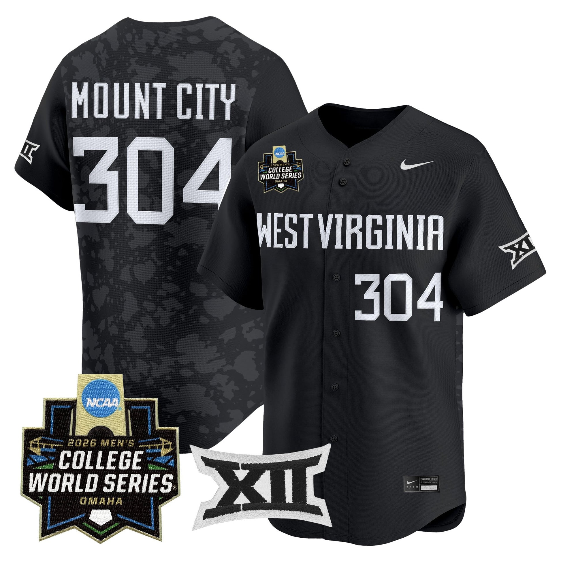 Men's West Virginia Mountaineers 2026 World Series Vapor Premier Limited Jersey V2 - All Stitched