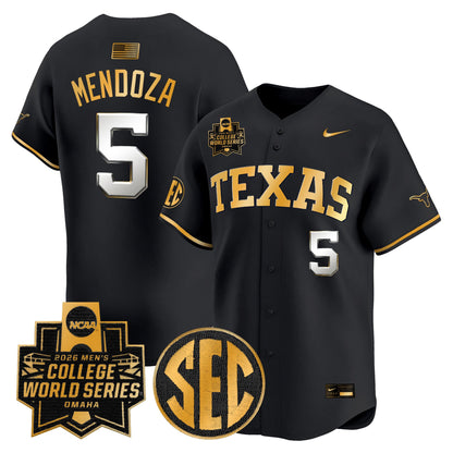 Men's Texas Longhorns 2026 World Series Vapor Premier Limited Jersey V2 - All Stitched
