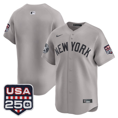 Men's New York Yankees USA 250 Fourth of July Vapor Premier Limited Jersey - All Stitched