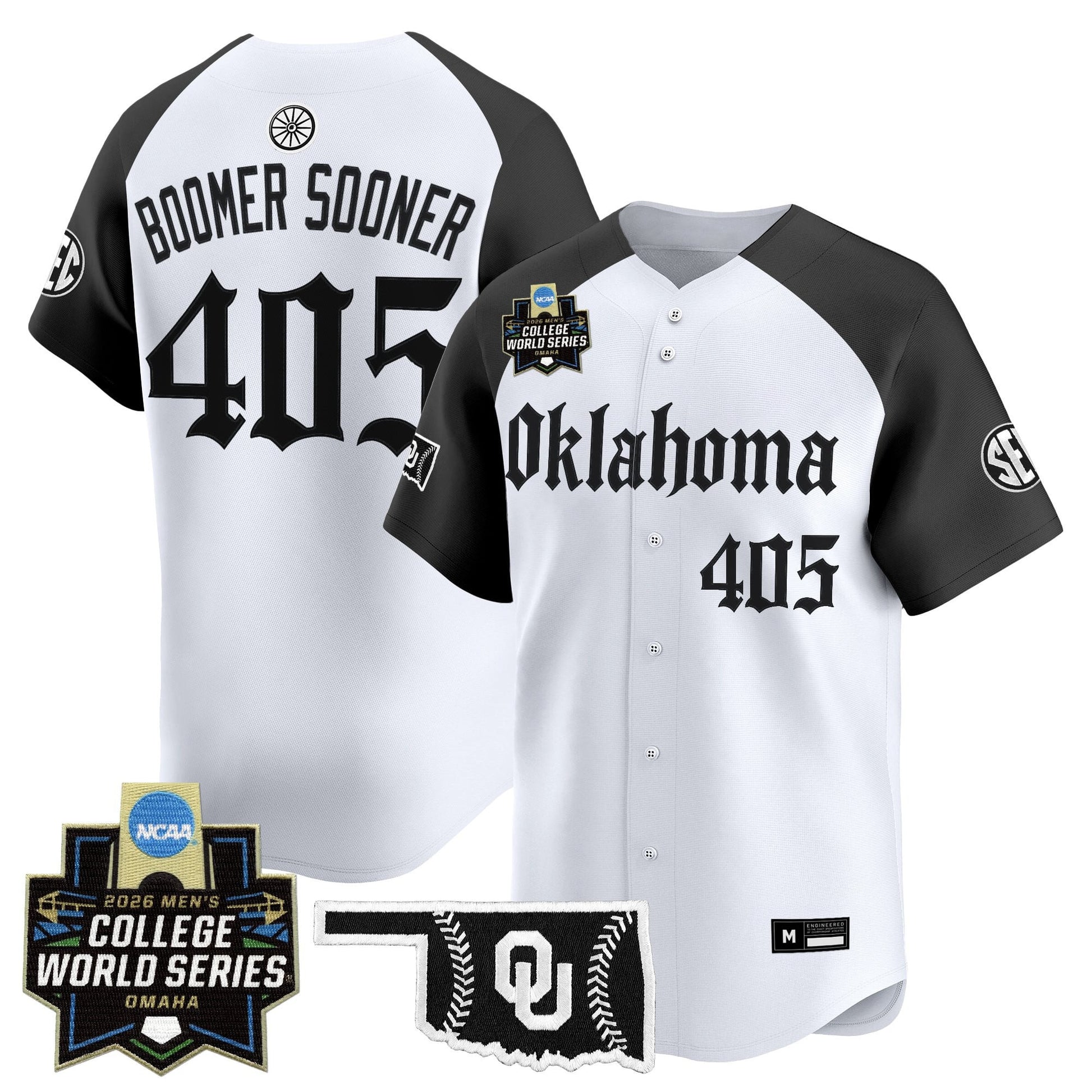 Men's Oklahoma Sooners 2026 World Series Vapor Premier Limited Jersey - Gothic Edition - All Stitched