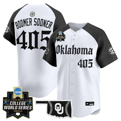 Men's Oklahoma Sooners 2026 World Series Vapor Premier Limited Jersey - Gothic Edition - All Stitched