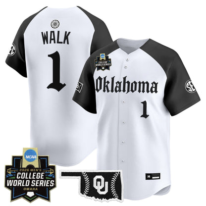 Men's Oklahoma Sooners 2026 World Series Vapor Premier Limited Jersey - Gothic Edition - All Stitched