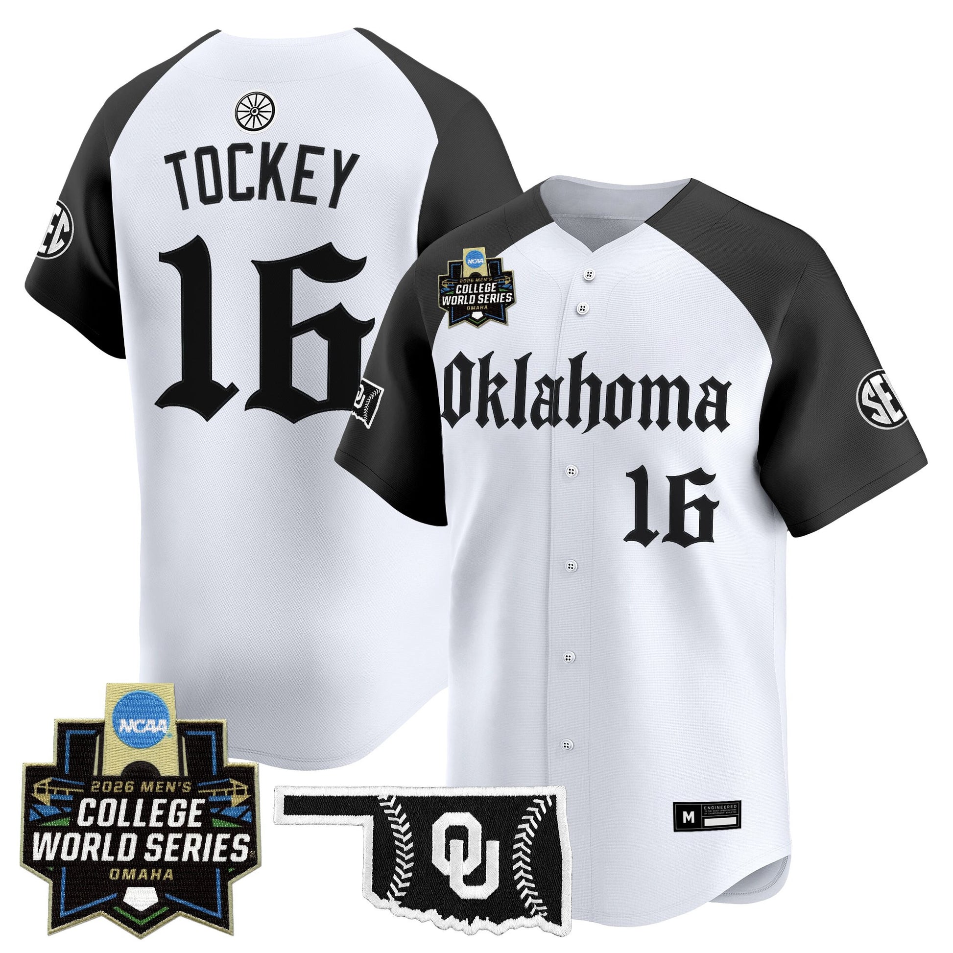 Men's Oklahoma Sooners 2026 World Series Vapor Premier Limited Jersey - Gothic Edition - All Stitched