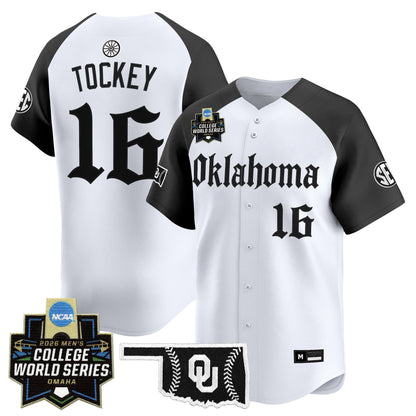 Men's Oklahoma Sooners 2026 World Series Vapor Premier Limited Jersey - Gothic Edition - All Stitched