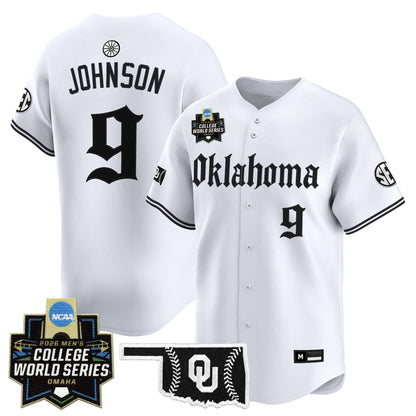 Men's Oklahoma Sooners 2026 World Series Vapor Premier Limited Jersey - Gothic Edition - All Stitched