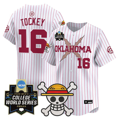 Men's Oklahoma Sooners 2026 World Series x One Piece Vapor Premier Limited Jersey - All Stitched