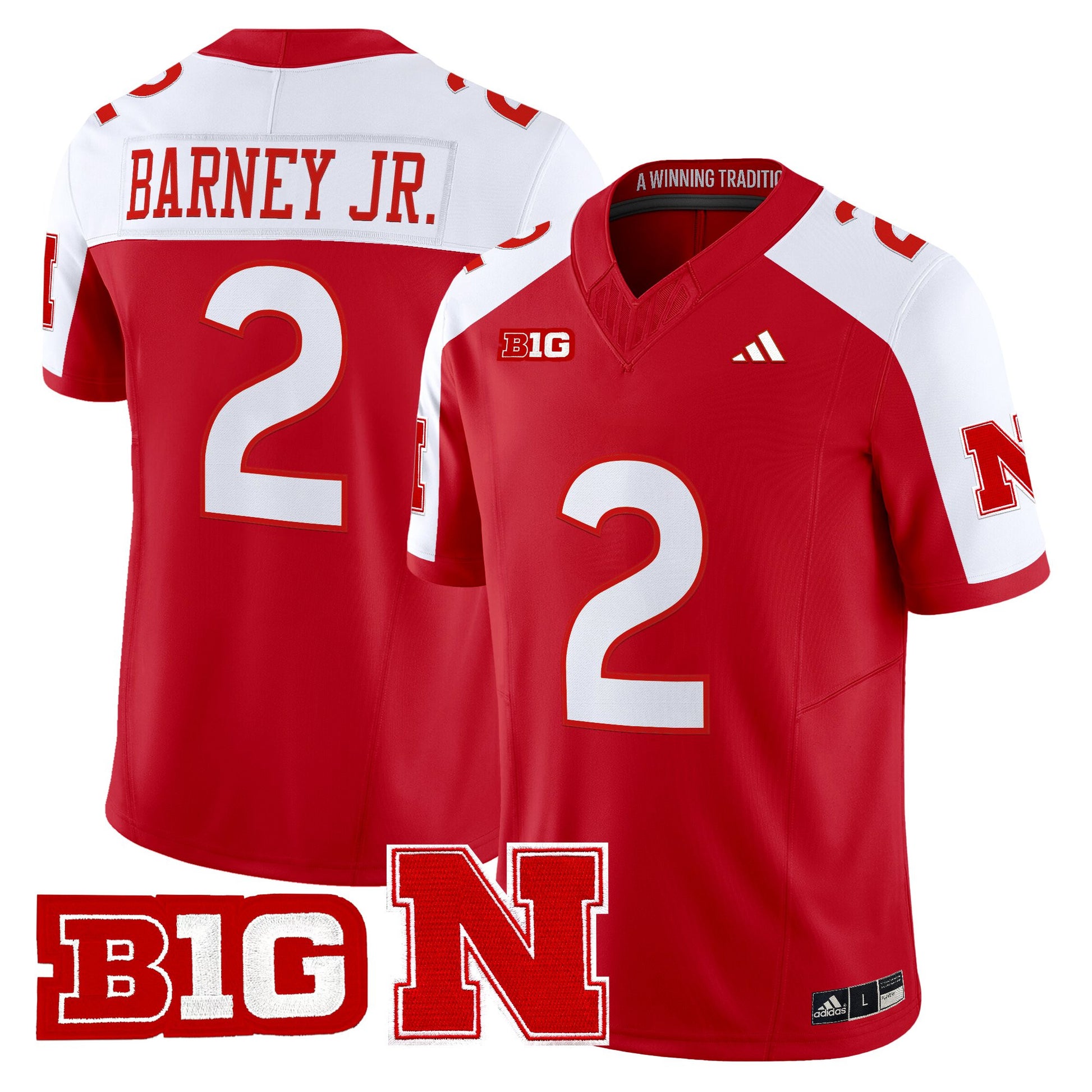 Men's Nebraska Cornhuskers 2026 Vapor Limited Jersey - All Stitched