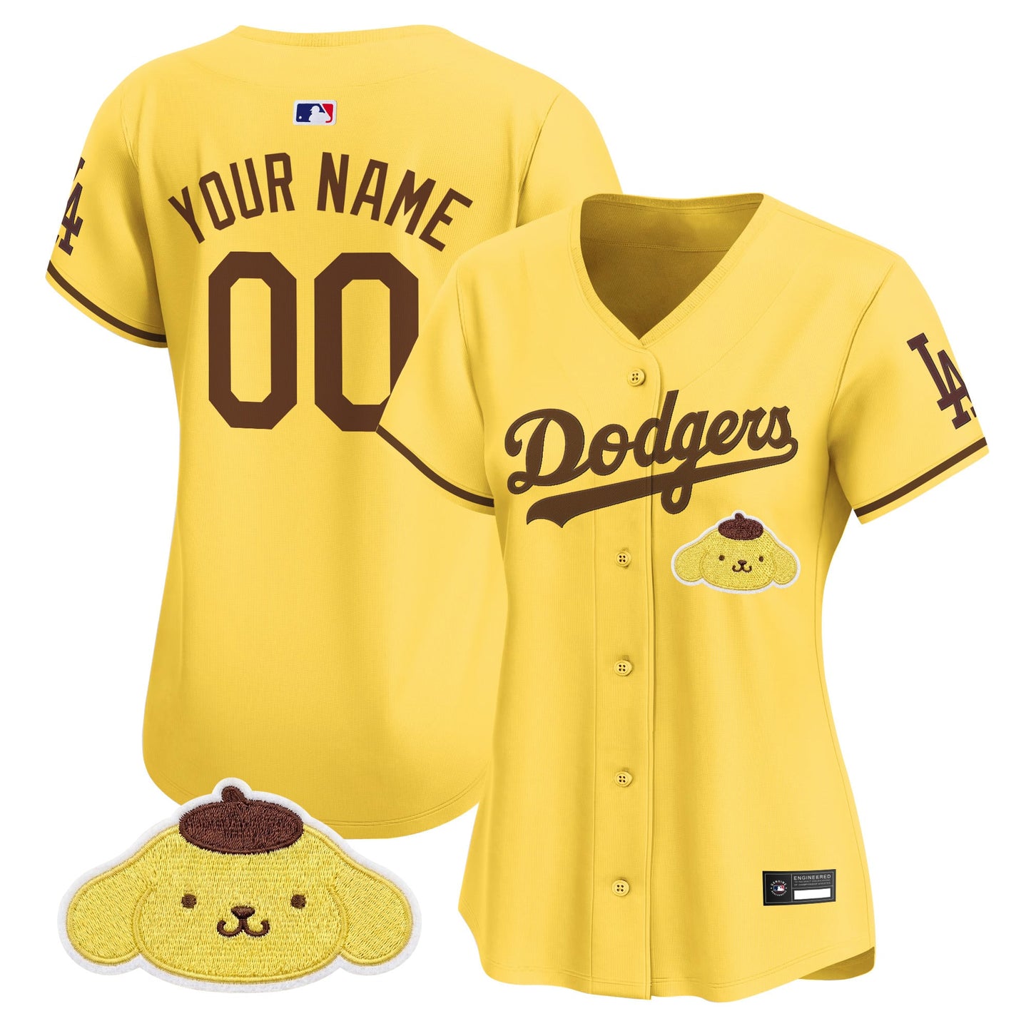 Los Angeles Dodgers x Sanrio Friends Vapor Premier Limited Custom Jersey - All Stitched