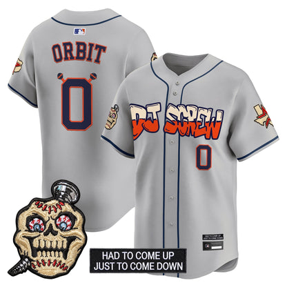 Men's Houston Astros Screwed Up Click Vapor Premier Limited Jersey V2 - All Stitched