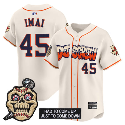 Men's Houston Astros Screwed Up Click Vapor Premier Limited Jersey V2 - All Stitched
