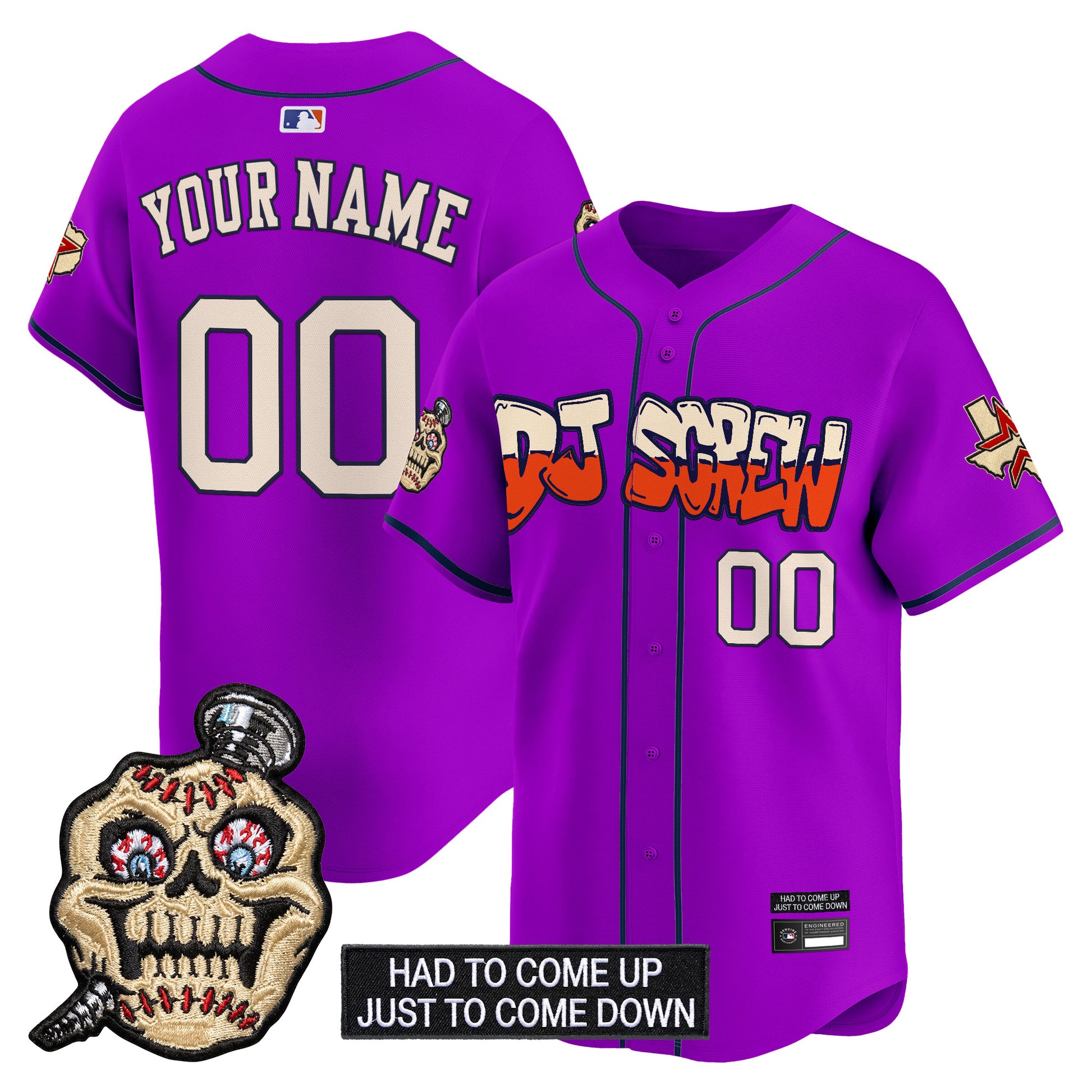 Houston Astros Screwed Up Click Vapor Premier Limited Custom Jersey V2 - All Stitched